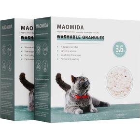 MAOMIDA 7.2pounds Washable granules can be Used Instead of Cat Genie