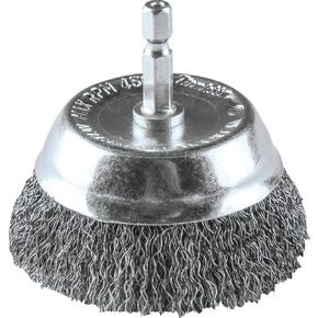 Makita B-63080 3" Crimped Wire Cup Brush, 1/4" Hex Shank