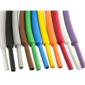 Electriduct 2.5" Heat Shrink Tubing 2:1 Shrinkable Tube Cable Sleeve - 25 Feet (Black)