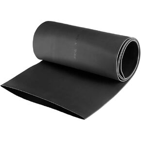 uxcell Heat Shrink Tubing, 120mm Dia 191mm Flat Width 2:1 Ratio Shrinkable Tube Cable Sleeve 1m - Black