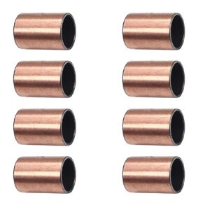 Aicosineg 10Pcs Oilless Bushings Sleeve Bearing Solid Friction Oilless Bushing 0.78in Bore x 0.90in OD x 0.47in Length Plain Bearings Wrapped Bushing Carbon Steel Base 2012 Sleeve Bearings