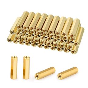 260Pcs M3 Male-Female Brass Thread Hex Standoff Spacer Screws and Nuts Assorted Kit,Threaded Pillar PCB Motherboard Assortment Kit for DIY Computer Build, Circuit Board