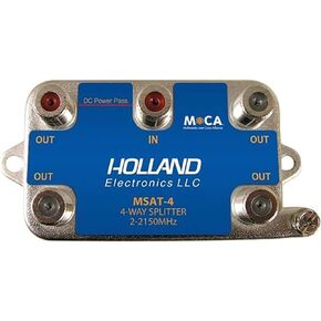 Holland Splitter, 4-Way, MoCA Enabling, 2-2150Mhz, Direct TV Approved