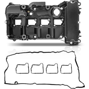 A-Premium Engine Valve Cover, with Gasket, Compatible with Mercedes-Benz C180 2011-2012, C200/E250 2011-2014, C250 2012-2015, E200 2012-2013, SLK200/SLK250 2012-2015, L4 1.8L, Replace # A2710101730