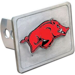 NCAA Arkansas Razorbacks Trailer Hitch Cover, Class II & III