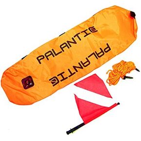 Scuba Choice Palantic Scuba Diving Spearfishing Nylon Torpedo Float with Dive Flag