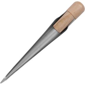 Shaddock Fishing Stainless Steel Rope Splicing Spike FID with Wood Handle for Rope