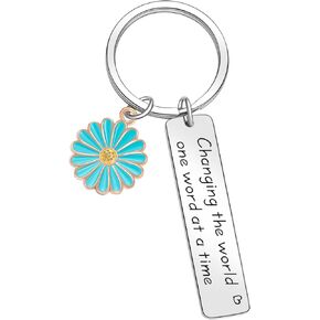 ORZOESD Speech Therapy Keychain Teacher Keychain Speech Language Pathologist Appreciation Gift