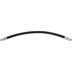 Complete Tractor 3001-0003 Hydraulic Hose Compatible with/Replacement for Tractors - 3/8" x 24" SAE 100 R2AT 2 wire Hydraulic hose assembly (4780 psi)