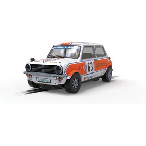 Scalextric Mini 1275GT Data Post Alan Curnow 1979 BSCC 1:32 Slot Race Car C4413