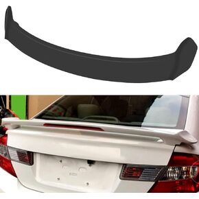 cciyu Black ABS Rear Spoiler Wing Accessories for 2013 2014 2015 for Honda Civic Stylish Trunk Spoiler Wing