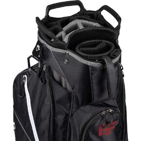Founders Club 2 in 1 Golf Cart Bag with Removable Short Game Stand Bag- 15 Dividers
