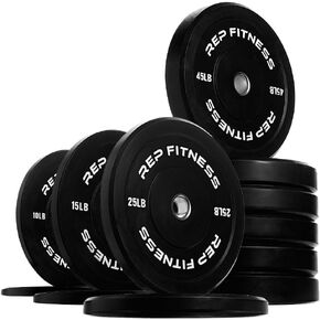 REP Bumper Plates for Strength and Conditioning Workouts and Weightlifting