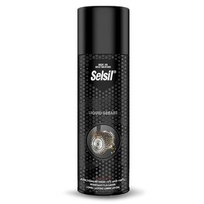 Selsil Liquid Grease Spray - Spray Lubricant for Metal Parts & Metal-to-Plastic Contact - Suitable for Moving Parts - Long-Term Lubrication & Extreme Adherence Capacity - 17 oz (500 mL) Pack of 1