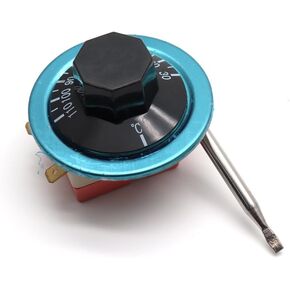 LDEXIN 220V to 250VAC 16A Adjustable Thermostat Switch Capillary Oven Temperature Controller