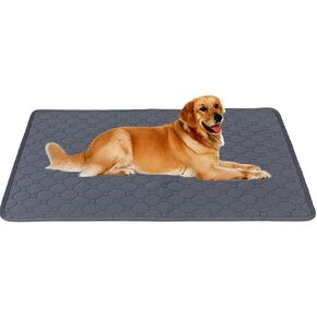 Water-Resistant Pet Pee Pad for Dogs and Cats - Washable and Quick-Drying Puppy Training Pee Pad, Large Size Fits Any Crate or Floor Space (28x20 inch)