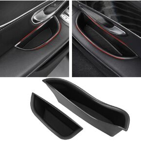 TTCR-II Door Organizer Tray Compatible with Mercedes Benz GLB X247 and EQB X243, 2 Pcs Door Handle Pocket Storage Box Insert for 2020-2024 GLB 200 GLB 250 and 2022-2024 EQB 250 EQB 300