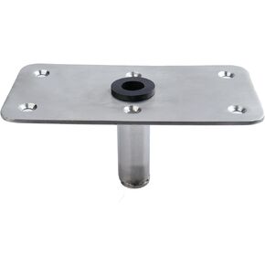 JMOO 3/4" Boat Seat Post Base Stainless Steel Non-Threaded, Base Corrosion Resistant, High Durability, Suitable for Most Boat Seat Mount 8318