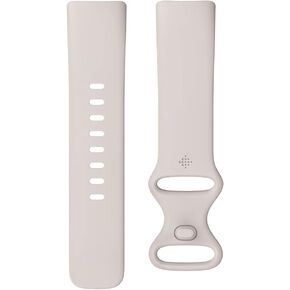 Fitbit Charge 5 Infinity Accessory Band, Official Product, Lunar White, Large