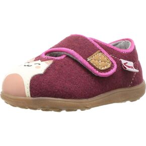 See Kai Run Cruz II - Easy-On Felted Wool Slippers for Little Kids - Berry Kitty, 11
