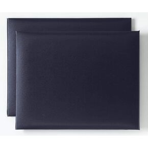 PaperDirect Black Leatherette Holder, 9 Inches X 11 1/2 Inches, Certificate Cover for School, Work, Diplomas, Graduation & Awards, Certificate Holder