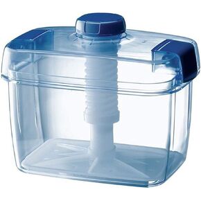 Japanese Pickle Maker, Tsukemono Maker, BPA Free, Made in Japan, 1.6L, Clear x Blue