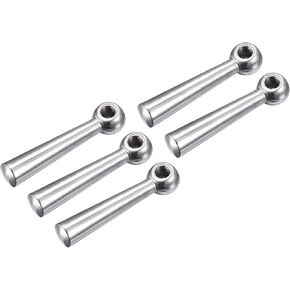 مقبض طاولة كروية لآلة الطحن من uxcell، 5 قطع M8 ملولبة 65 مم/2.56 بوصة طول مقبض طاولة كرنك كروي قطع غيار مقبض دوار لملحقات الصناعة in Kuwait