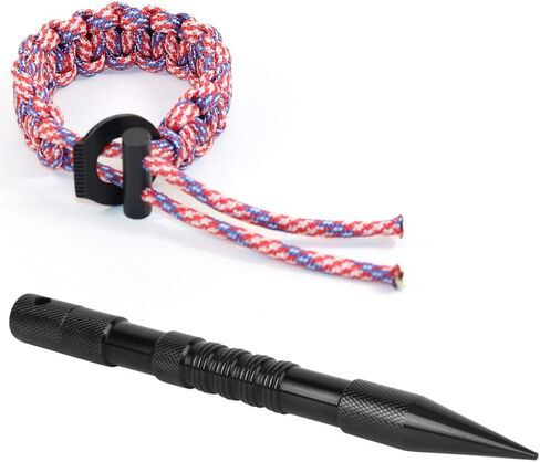 Dilwe DIY Weaving Spike Needle, Aluminum Paracord Spike Needle Binding Stitches Supplies Paracord Smoothing Tool for Bracelets Weaving Other Climbing Camping Supplies in Saudi Arabia