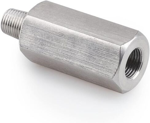 الفولاذ المقاوم للصدأ 1/8 ''BSPT استشعار ضغط الزيت المحملة إلى NPT محول توربو قياس خط التغذية T in Kuwait