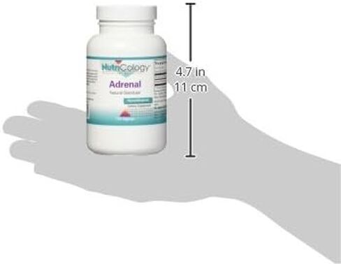 مكمل دعم الغدة الكظرية من نيوتريكولوجي للرجال والنساء - مكمل الغدة الكظرية، وظيفة المناعة، دعم الغدد الصماء، 100 ملغ من مستخلص الغدة الكظرية، البقري، مجفف بالتجميد - 150 قطعة in Kuwait