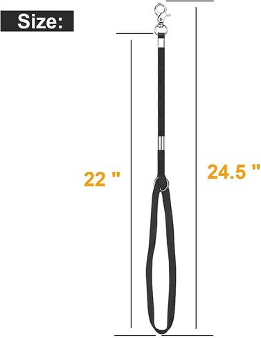 ORGPET 3Pack Dog Grooming Loop - Large Clip and Heavy Duty Nylon Restraint Noose Adjustable Fixed Dog Cat Safety Rope for Dog Grooming Table Bathing Bathtub (Pack of 3, 24.5") in Saudi Arabia