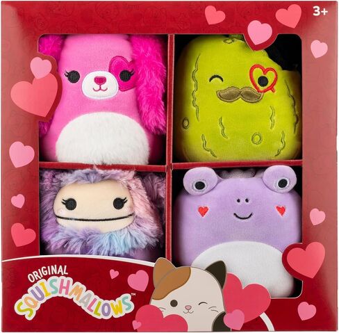 Squishmallows Original 5-Inch Plush Valentine’s Day Box Set - Ultrasoft Official Jazwares Plush in Saudi Arabia