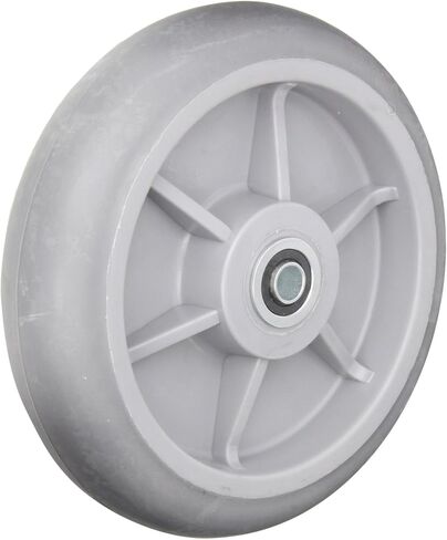 عجلات RWM RPB-0821-08 عجلة TPR عالية الأداء مقاس 8 × 2 بوصة مع محمل كروي لمحور 1/2 بوصة، سعة 600 رطل in Kuwait