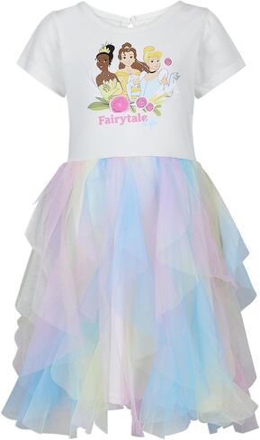 Disney Toddler/Little Girls' Princess Tutu Dress Casual Tulle Skirt Dresses in Saudi Arabia