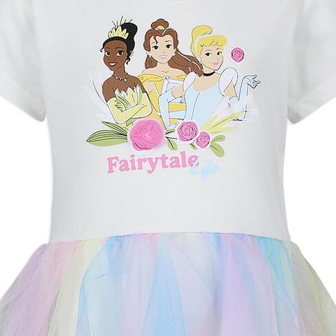 Disney Toddler/Little Girls' Princess Tutu Dress Casual Tulle Skirt Dresses in Saudi Arabia