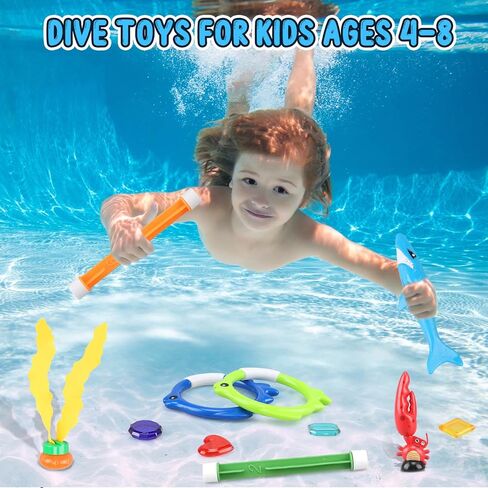 ألعاب حمام السباحة دولانوس للأطفال من سن 4 إلى 8 سنوات، ألعاب حمام السباحة للغوص، ألعاب غوص حمام السباحة للأطفال من سن 3 إلى 10 سنوات، ألعاب السباحة للأطفال من سن 4 إلى 8 سنوات، ألعاب مائية للأطفال من سن 4 إلى 8 سنوات in Kuwait
