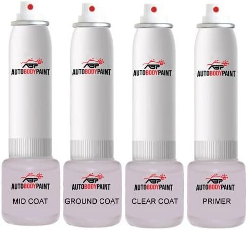 ABP Basecoat + Clearcoat + طلاء أولي متوافق مع إنفينيتي QX60 White Pearl QAB in Kuwait
