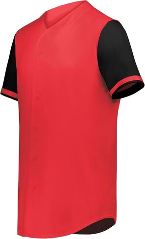 Augusta Sportswear Men's Cutter+ Full Button Baseball Jersey in Saudi Arabia