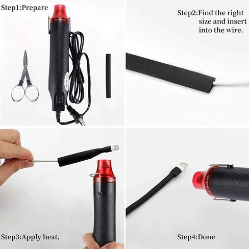 BELLA BAYS 4:1 Ratio 3/4 Inch (19.05mm) 4 Ft (1.2m) Waterproof Marine Grade Heat Shrink Tubing Roll Adhesive Lined Tube, Insulation Sealing and Oil-Proof, Red (UL, RoHS, SGS, ISO Certification) in Saudi Arabia
