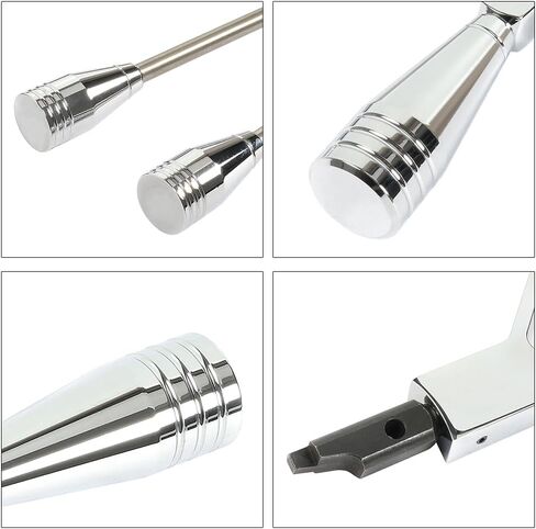 رافعة ناقل الحركة لعمود الألومنيوم المصقول من موغي، إشارة الانعطاف، أحذية خطر الرافعة ومجموعة إمالة لأعمدة جنرال موتورز 1967-1994 شيفروليه بويك أولدزموبيل بونتياك كاديلاك in Kuwait