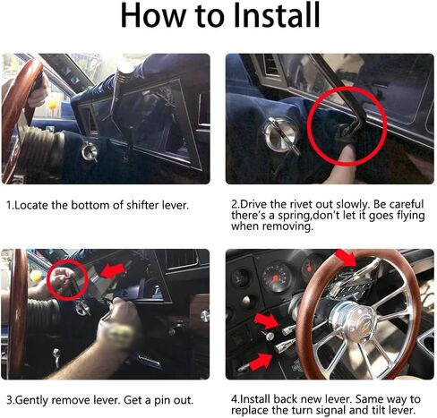 رافعة ناقل الحركة لعمود الألومنيوم المصقول من موغي، إشارة الانعطاف، أحذية خطر الرافعة ومجموعة إمالة لأعمدة جنرال موتورز 1967-1994 شيفروليه بويك أولدزموبيل بونتياك كاديلاك in Kuwait