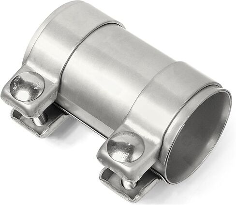 PALOZO ترقية 2.5 بوصة ماسورة العادم موصل المشبك زلة المشتركة المشبك 304 الفولاذ المقاوم للصدأ ، قابل للتعديل الأنابيب النجار/موصل in Kuwait