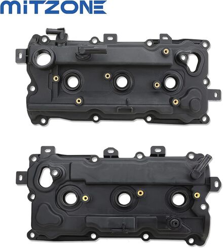 HSPSWIFTER Aluminum Valve Covers Kit with Gaskets and Bolts Compatible with 2009-2014 Nissan Murano Nissan Quest Part # 13264-JP01B 13264-JA10B in Saudi Arabia