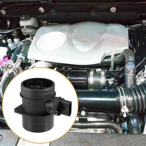 مستشعر تدفق الهواء الشامل للسيارة من Partuto رقم 5033320AA - استبدال مستشعر تدفق الهواء الشامل للمركبة - لسيارة دودج كاليبر 2007-2009 بلاستيك معدني أسود - قطعة واحدة in Kuwait