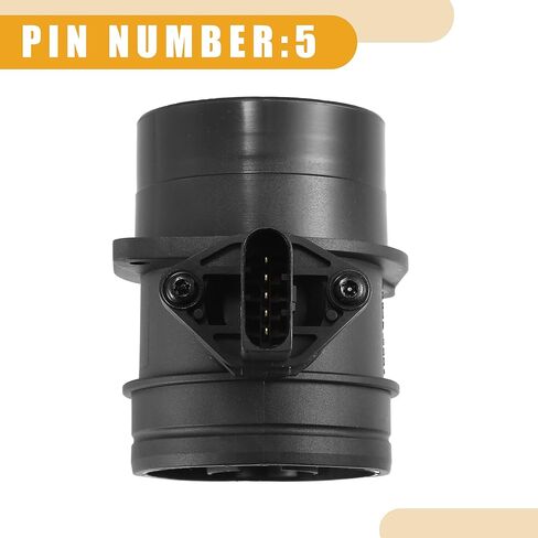 مستشعر تدفق الهواء الشامل للسيارة من Partuto رقم 5033320AA - استبدال مستشعر تدفق الهواء الشامل للمركبة - لسيارة دودج كاليبر 2007-2009 بلاستيك معدني أسود - قطعة واحدة in Kuwait