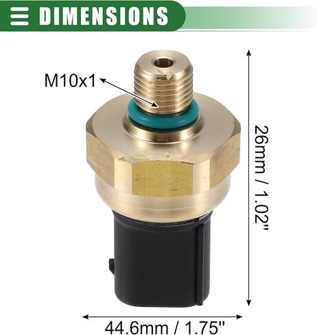 Motoforti Air Pressure Temperature Sensor, Oil Temperature Pressure Sensor, for Ford Edge Limited Sport Utility 2012-2014, Plastic, Gold Tone in Saudi Arabia