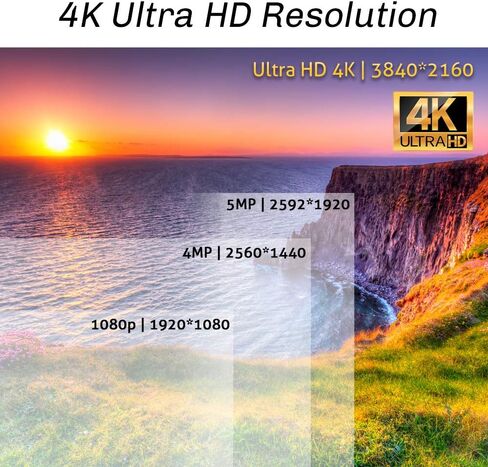 GW Security 8 قنوات 4K 12MP NVR H.265+ 8MP نظام كاميرا أمان للرؤية الليلية بالألوان الكاملة مع ثمانية مصابيح إنذار صوتية IP ثنائية الاتجاه بدقة 8 ميجابكسل PoE، كاميرات مراقبة على شكل قبة، كشف الإنسان والمركبات بالذكاء الاصطناعي in Kuwait