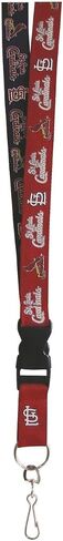 MLB St. Louis Cardinals Two Tone Lanyard, Red, One Size in Saudi Arabia