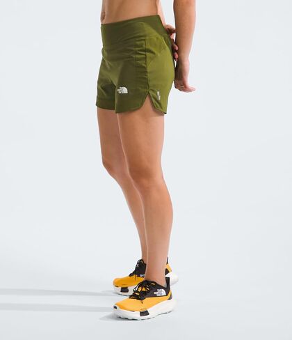THE NORTH FACE Women's Sunriser Short 4", Forest Olive, Large Regular in Saudi Arabia