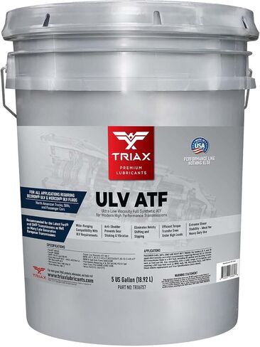 TRIAX ULV ATF, Ultra Low Viscosity, Full Synthetic ATF for Modern High Performance Transmissions (5 Gal Pail) in Saudi Arabia